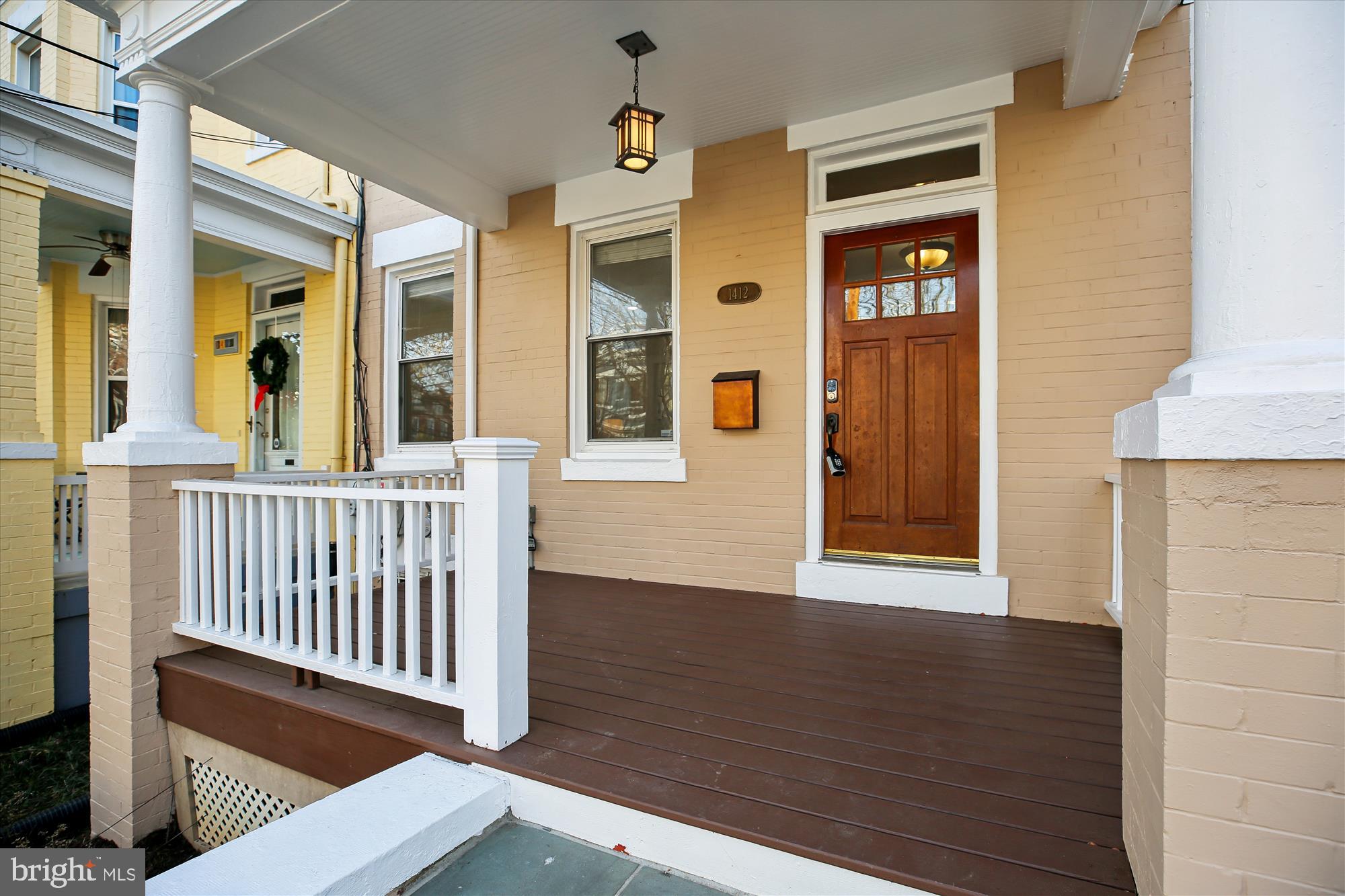 1412 Allison Street Northwest Washington, DC 20011 - Photo 57 of 62 a view of a brick house with wooden floor and windows