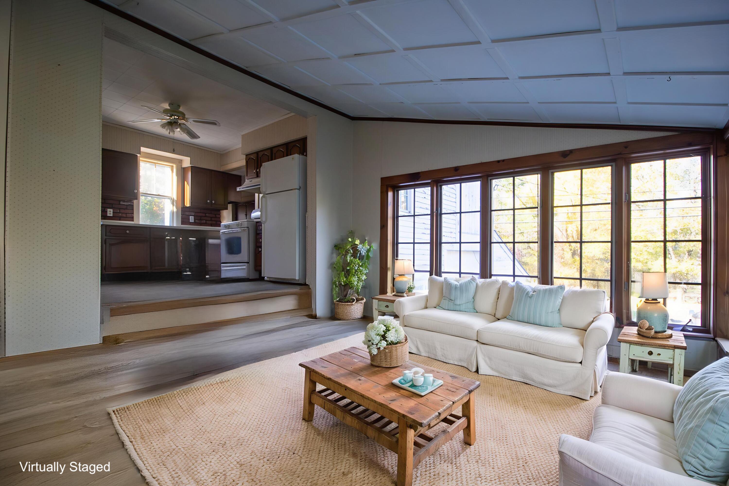 66 Main Street Cornish, ME 04020 - Photo 21 of 49 Sunroom Staged