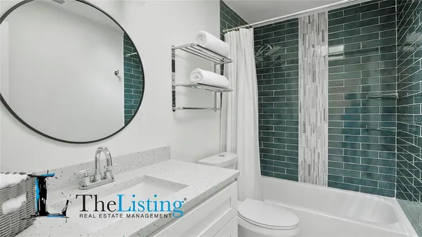 a building with trees in front of it