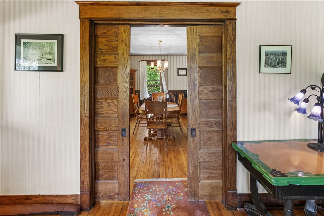 116 Fisk Hill Road Mount Upton, NY 13809 - Photo 27 of 47 pocket doors kitchen/dining room