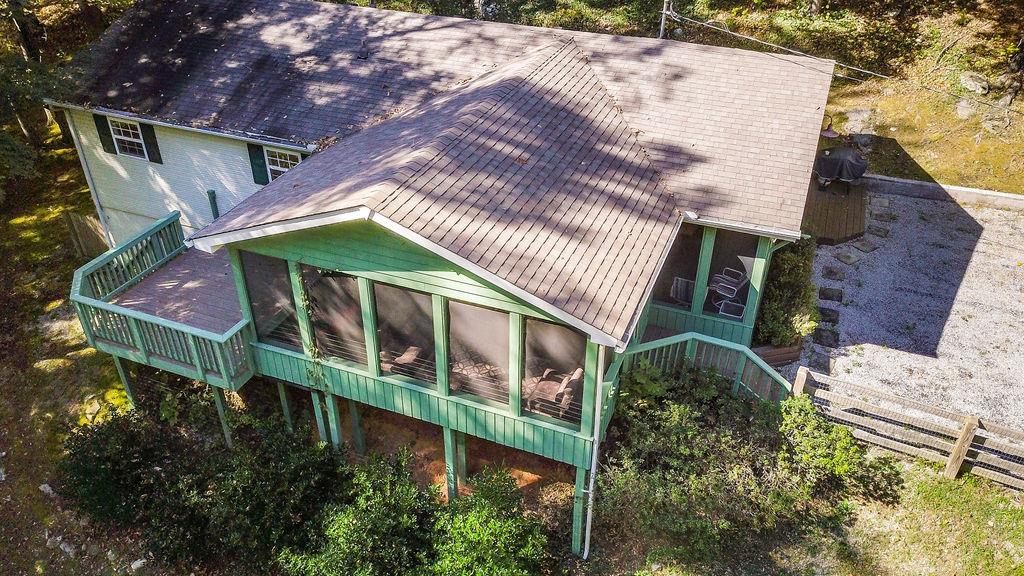 3166 Mt Union Road Byrdstown, TN 38549 - Photo 3 of 29 a aerial view of a house with a yard and potted plants