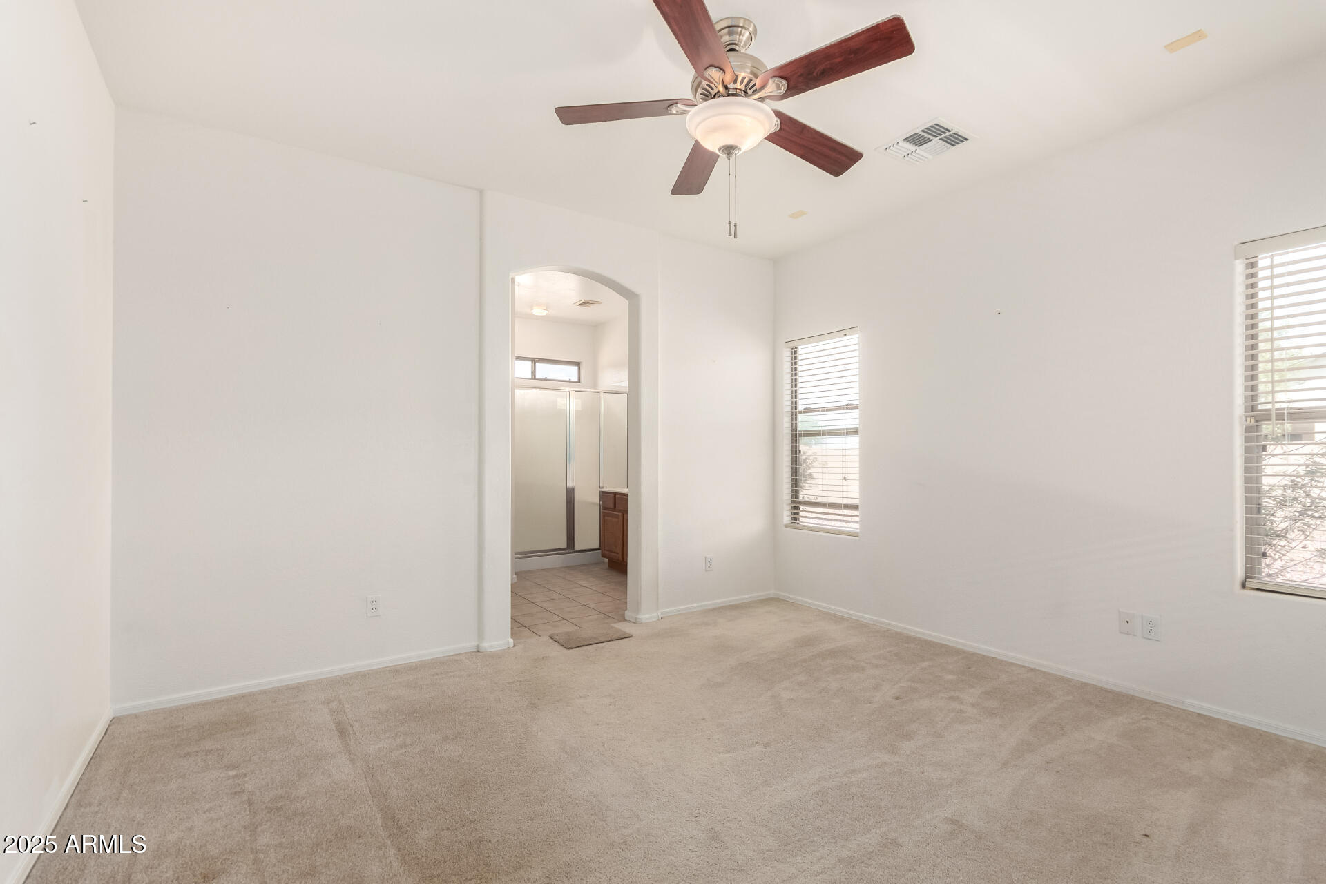 44922 Alamendras Street Maricopa, AZ 85139 - Photo 10 of 26 an empty room with windows and fan