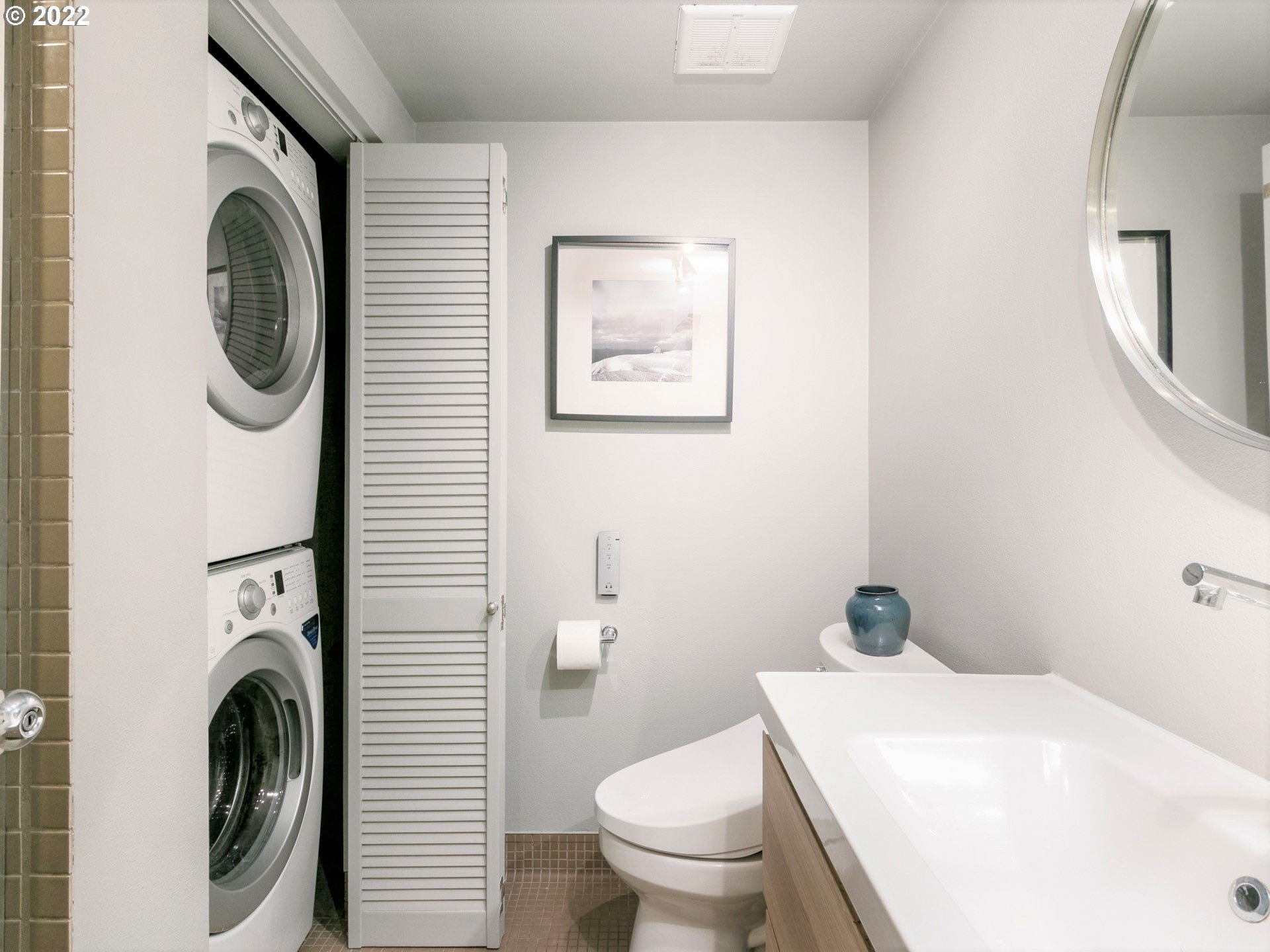 1742 Northeast 60th Avenue Portland, OR 97213 - Photo 27 of 32 a bathroom with a toilet and a sink