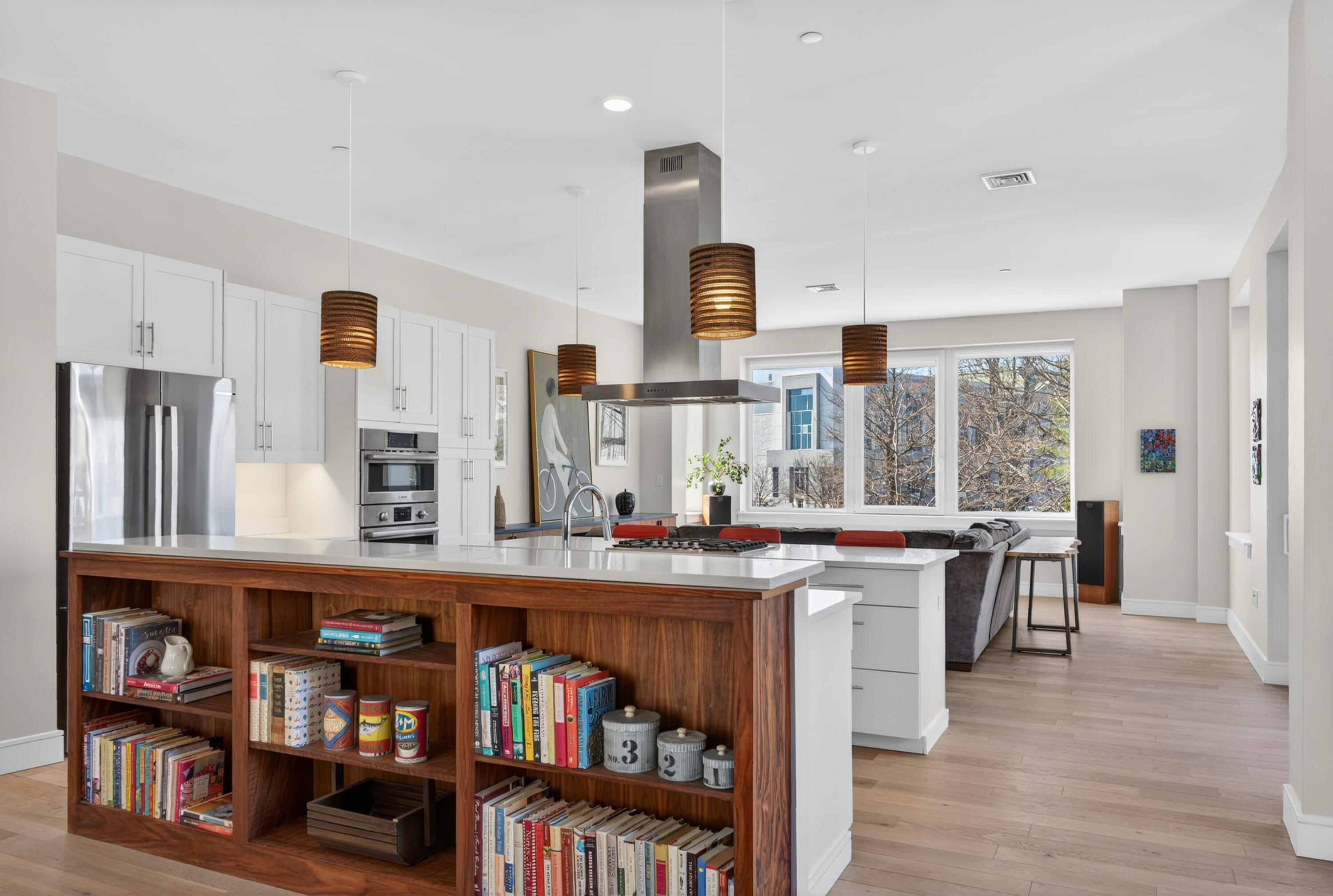 99 Federal Street, Unit 208 Portland, ME 04101 - Photo 20 of 73 Kitchen & Bookshelves 2\