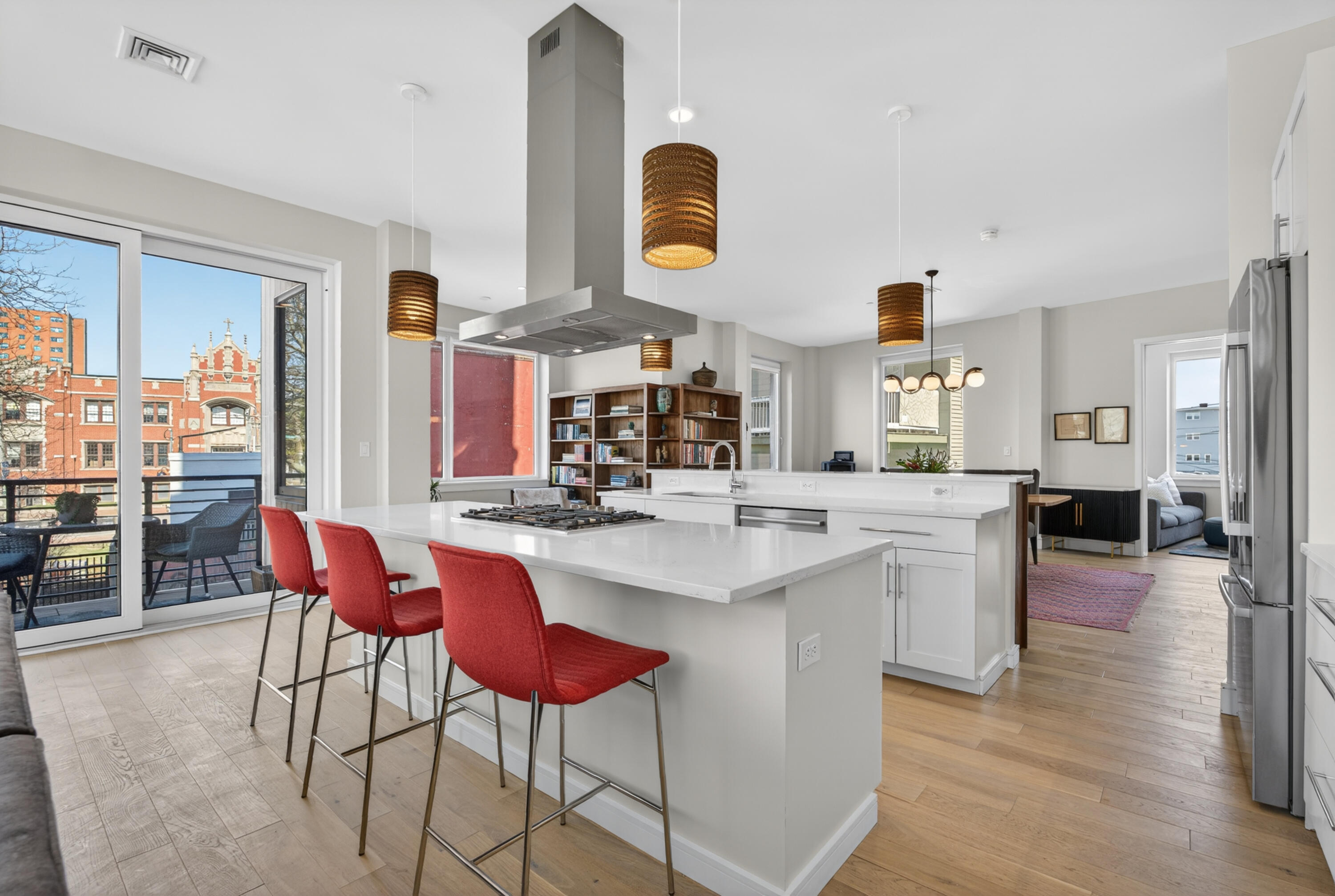99 Federal Street, Unit 208 Portland, ME 04101 - Photo 21 of 73 Kitchen & Deck from Living Room