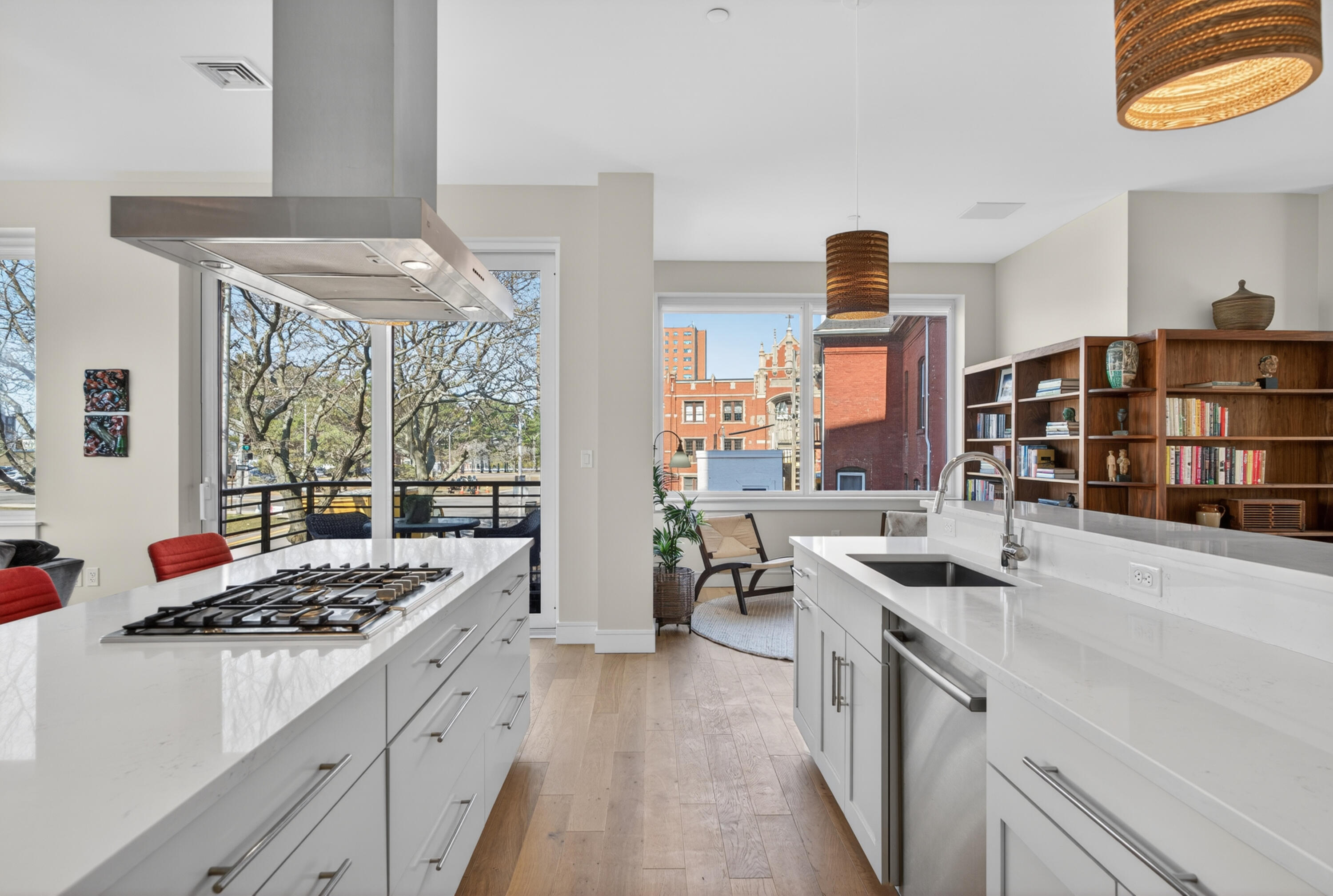 99 Federal Street, Unit 208 Portland, ME 04101 - Photo 24 of 73 Kitchen toward deck