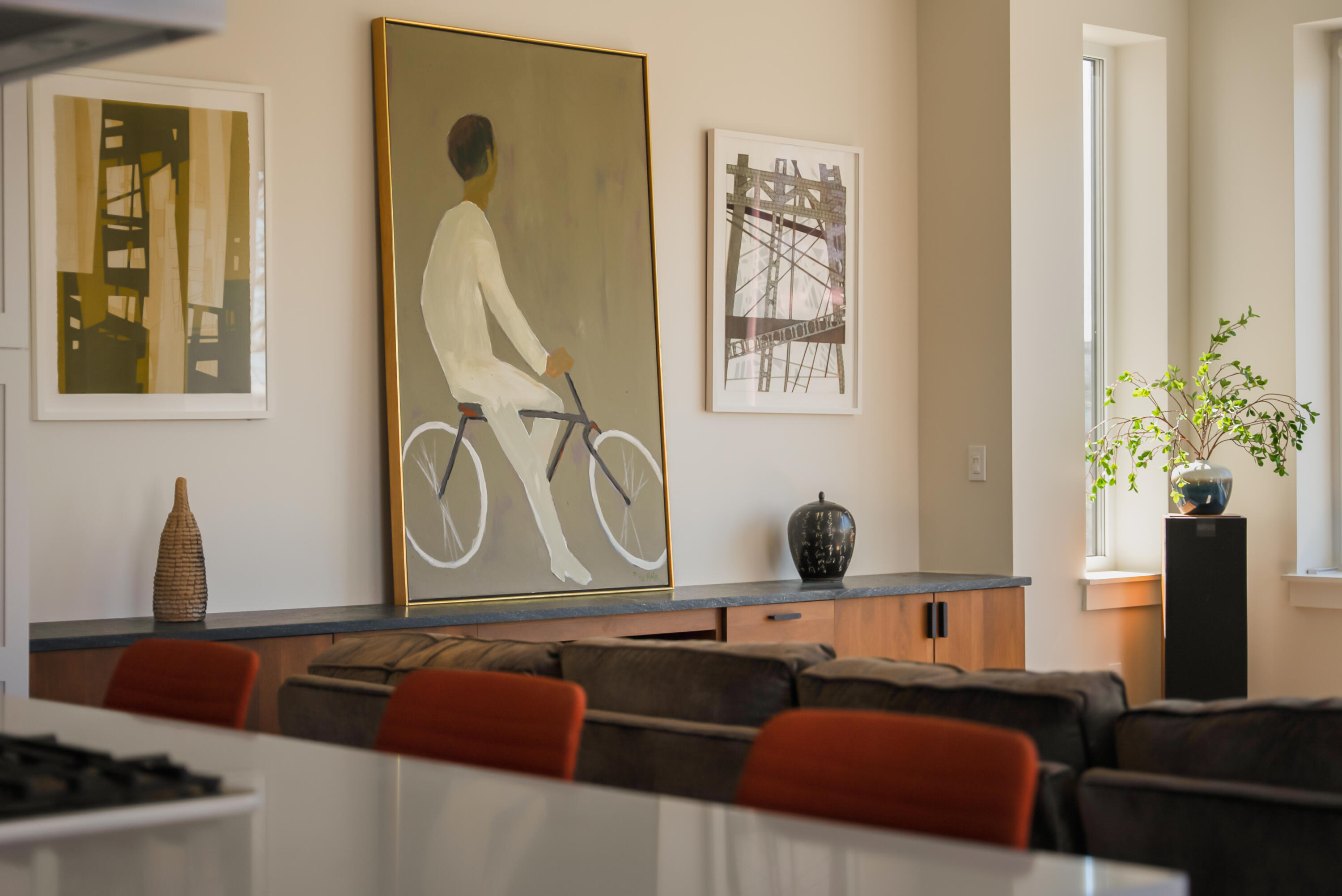 99 Federal Street, Unit 208 Portland, ME 04101 - Photo 25 of 73 Living Room Art (Editorial)