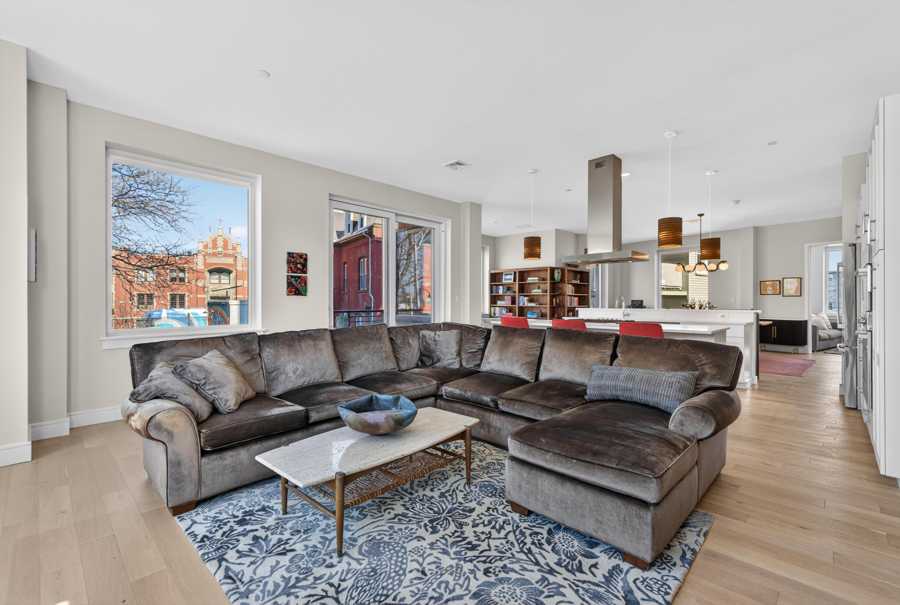 99 Federal Street, Unit 208 Portland, ME 04101 - Photo 29 of 73 Living Room toward kitchen
