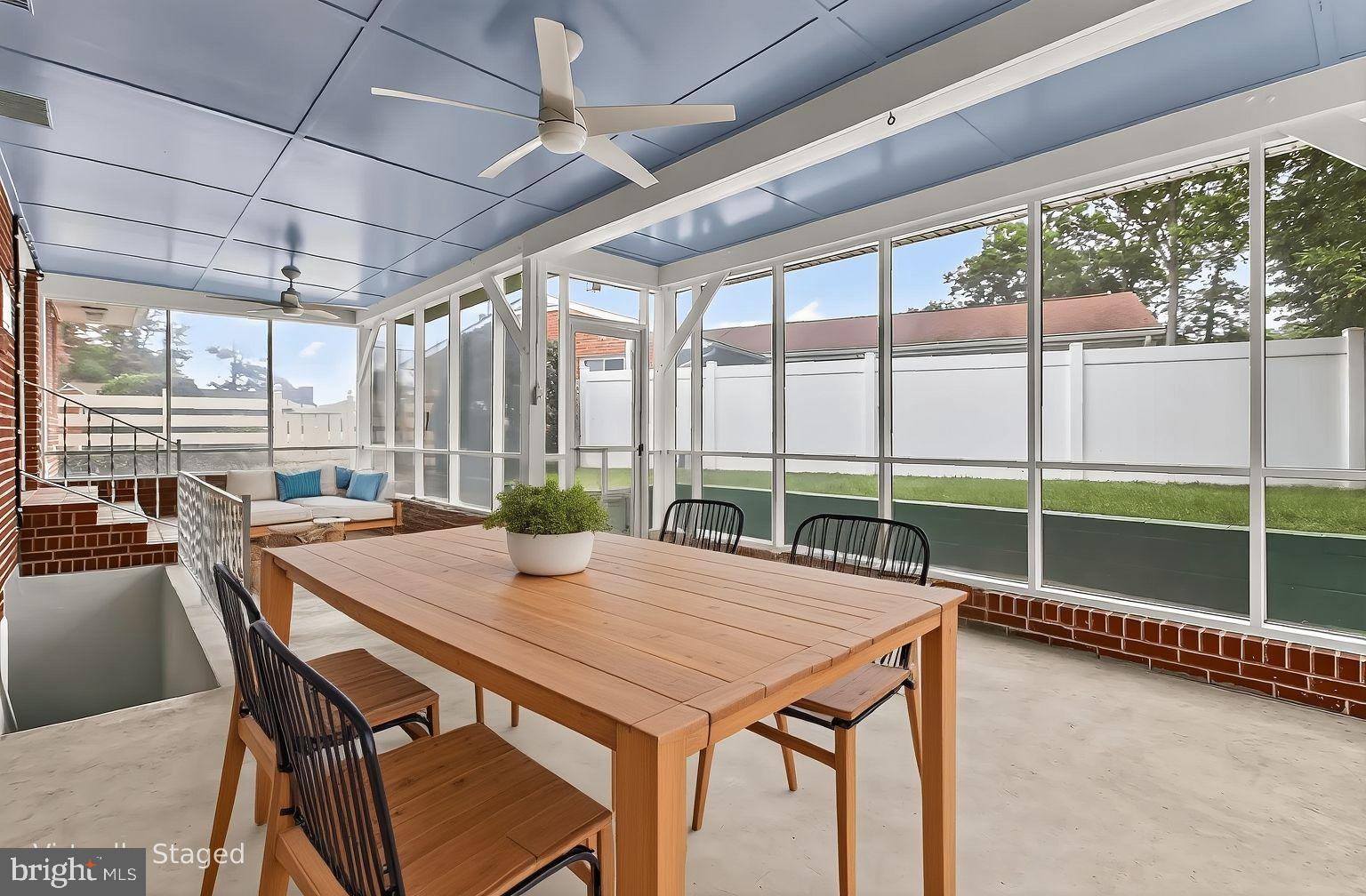 6824 Constance Drive Springfield, VA 22150 - Photo 5 of 67 Bright and airy porch - virtually staged.