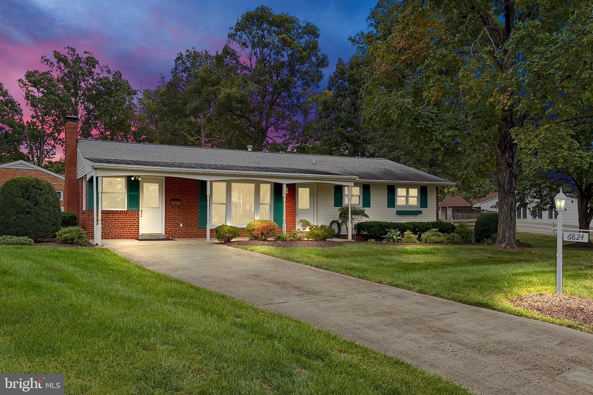 6824 Constance Drive Springfield, VA 22150 - Photo 7 of 67 Twilight view