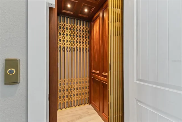 a bedroom with a bed and a desk