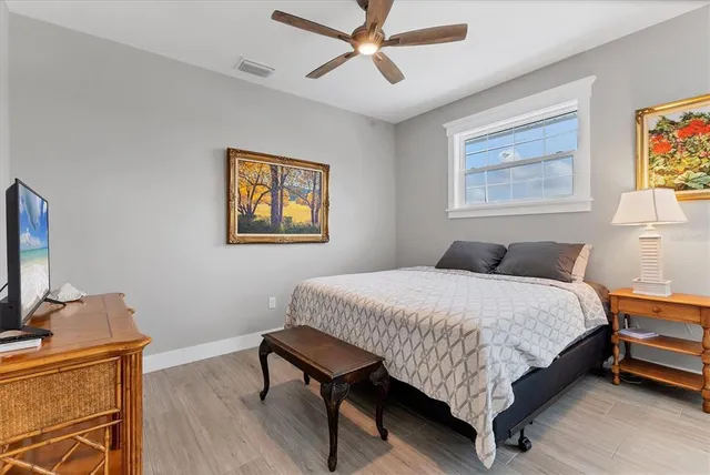 a bathroom with a double vanity sink and mirror