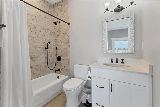 a view of swimming pool with a yard