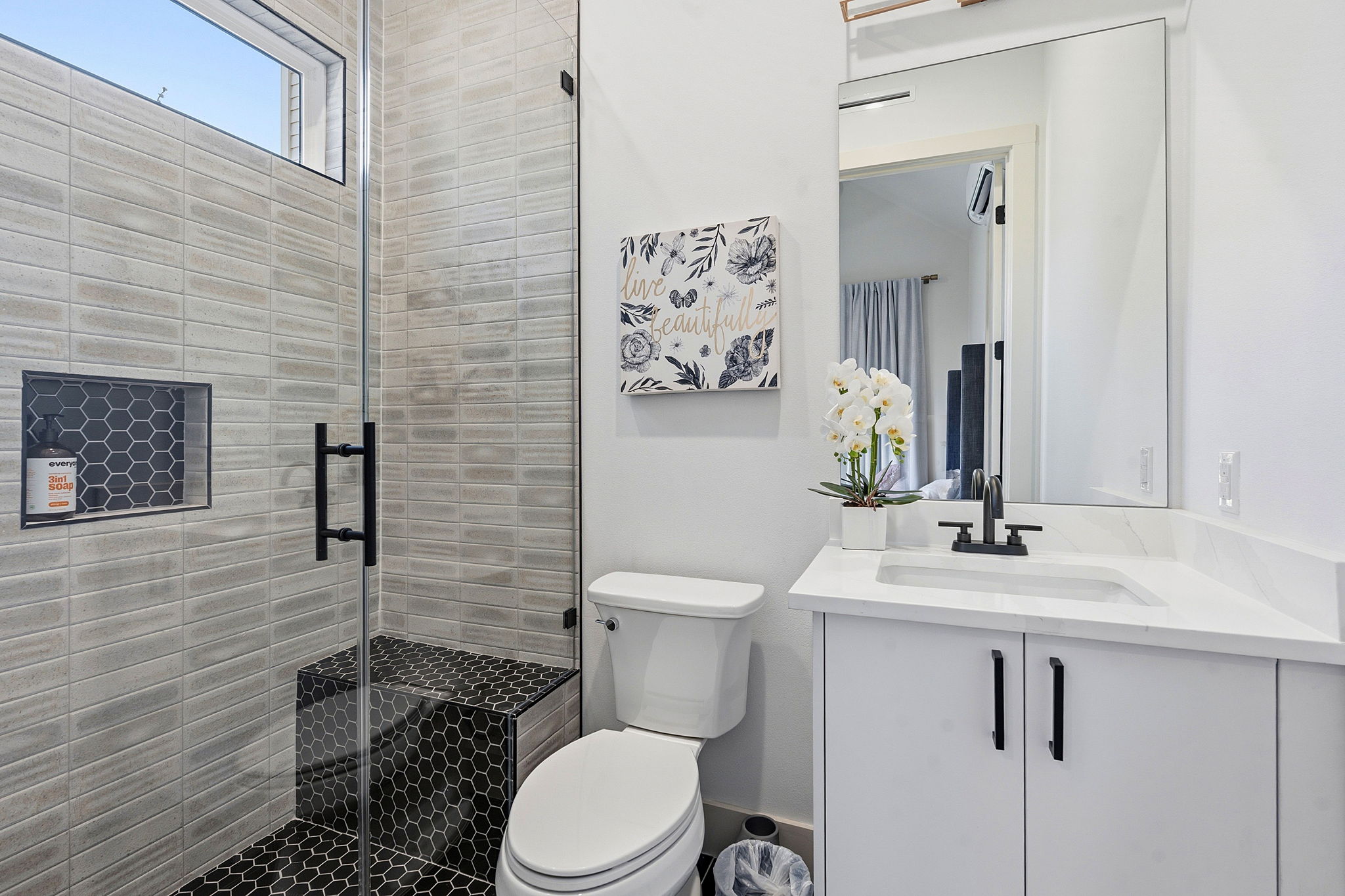 4313 Jinx Avenue, Unit 1 Austin, TX 78704 - Photo 27 of 40 Full bath featuring vanity and a shower stall