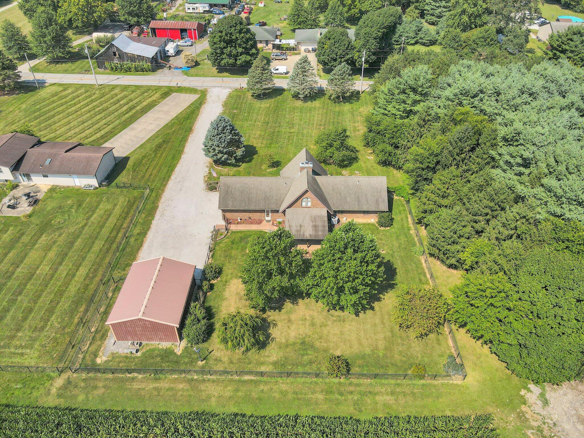 7430 Richardson Road Groveport, OH 43125 - Photo 39 of 40 Overhead Drone View