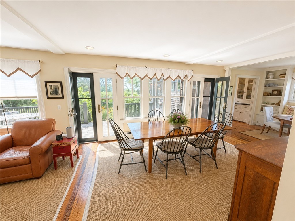 41 Calvert Place Jamestown, RI 02835 - Photo 3 of 23 Dining room with access to back porch