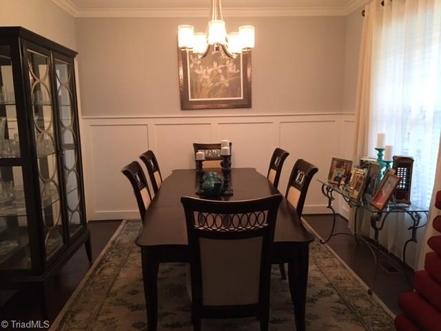 Formal dining with loads of natural light.