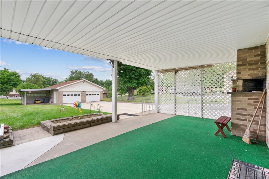 446 Aten Road Coraopolis, PA 15108 - Photo 8 of 36 Covered patio leading to finished basement