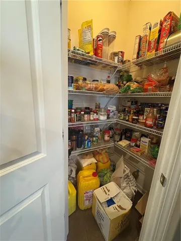 a room with storage and utility