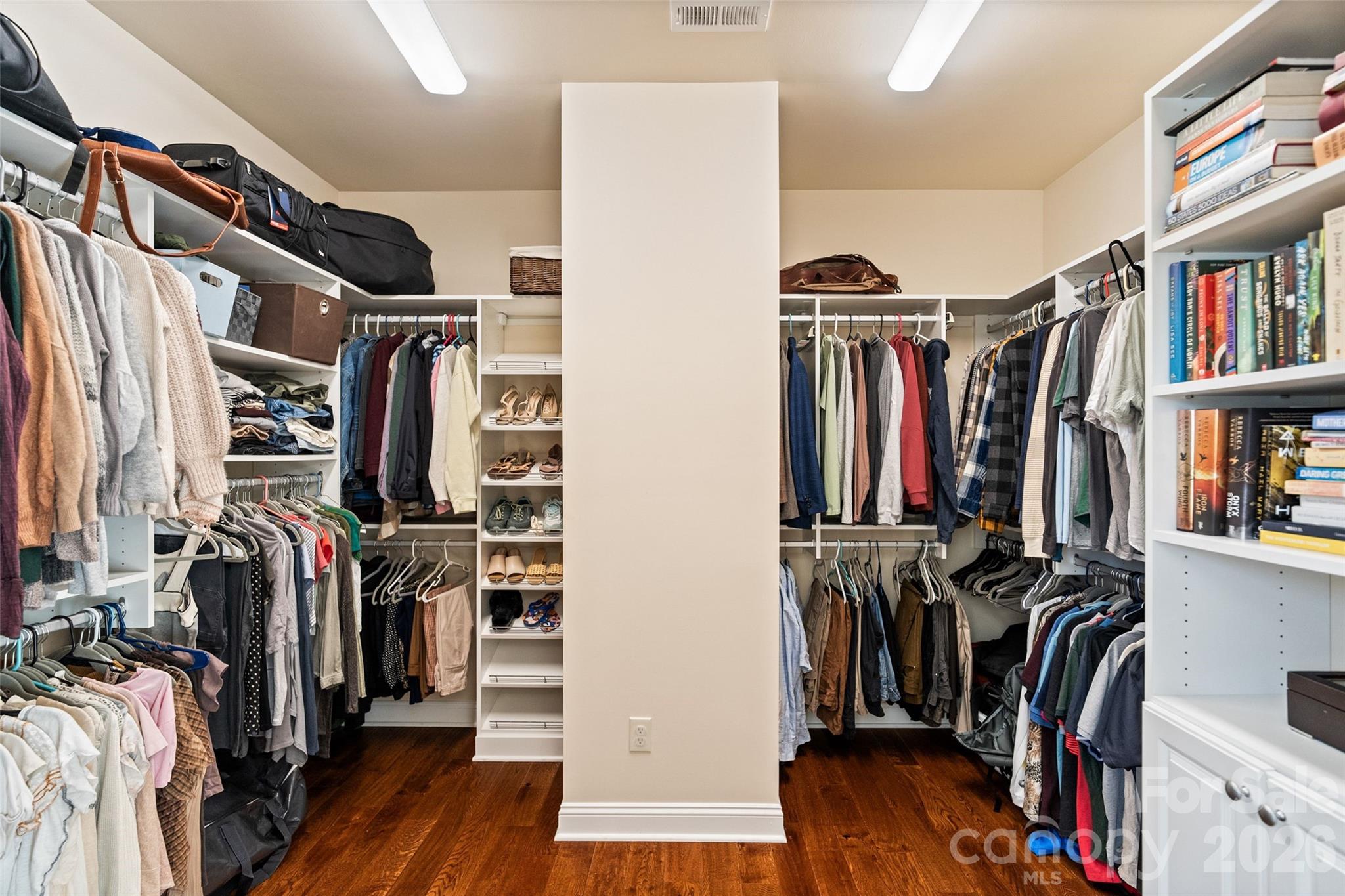 9104 Blue Ridge Drive Indian Land, SC 29707 - Photo 24 of 41 a view of walk in closet with clothes and shoes