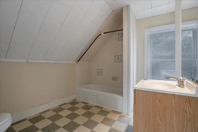 a view of a house with garden