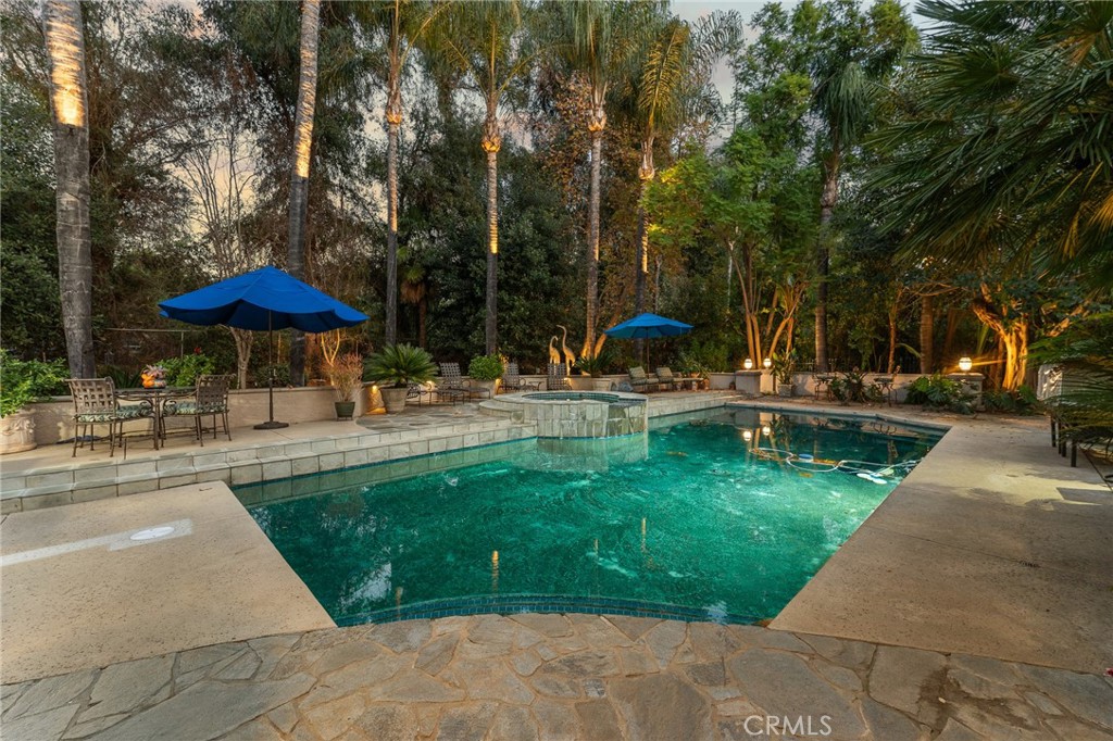 1457 Crestview Road Redlands, CA 92374 - Photo 56 of 60 Evening photo shoot with landscape lighting turned on.