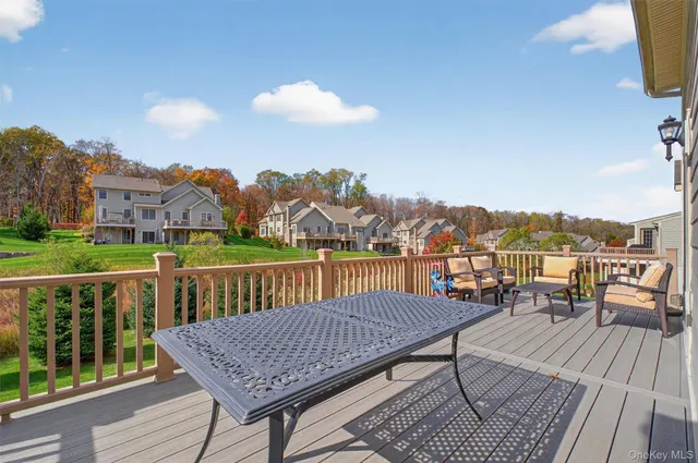 an outdoor view of a house having patio