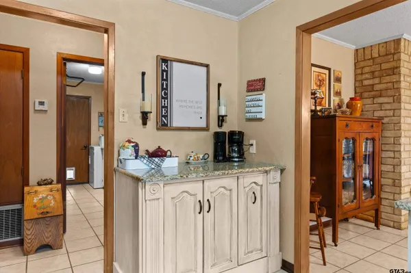 a bathroom with a sink double vanity and a mirror