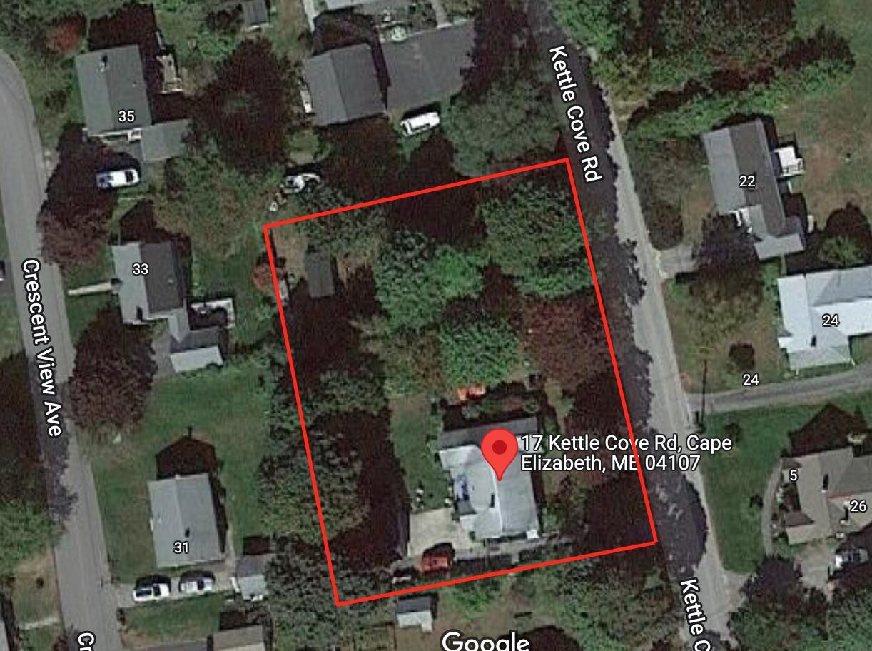 17 Kettle Cove Road Cape Elizabeth, ME 04107 - Photo 4 of 54 17 Kettle Lot - Google View