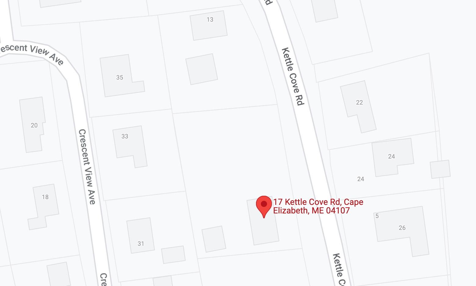 17 Kettle Cove Road Cape Elizabeth, ME 04107 - Photo 54 of 54 17 Kettle Lot - Google Map
