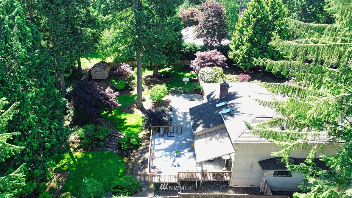 21129 49th Avenue Southeast Bothell, WA 98021 - Photo 40 of 40 an aerial view of residential house with outdoor space and trees all around