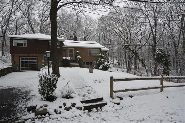 114 Leland Road Boston, MA 02467 - Photo 17 of 22 a view of a covered with snow in the yard