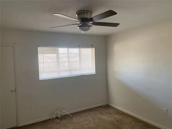 a view of a room with window