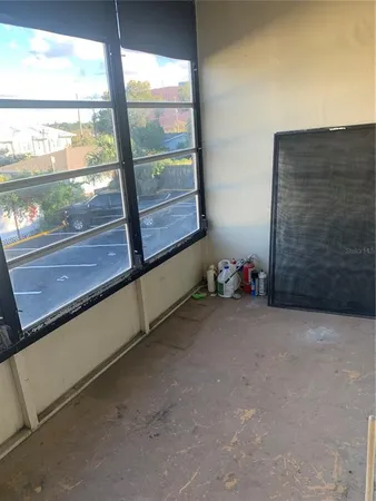 a view of a door