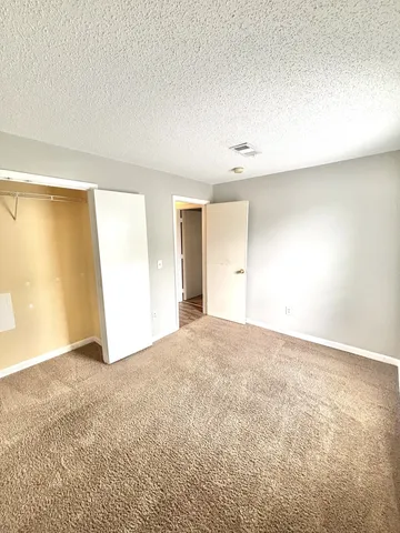 an empty room with a natural light