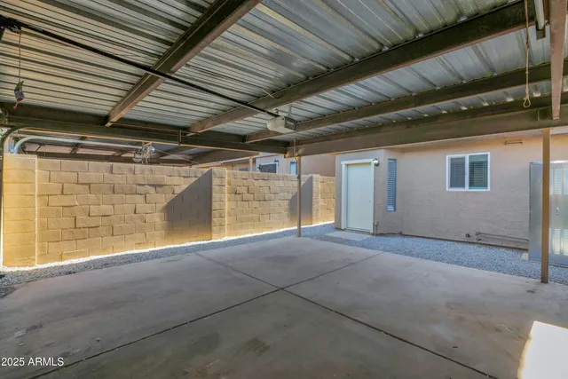 a view of an empty room