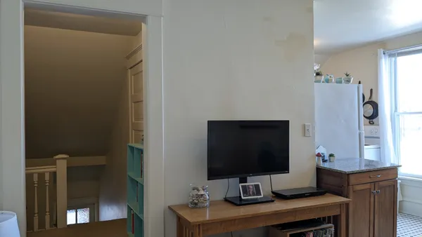 a desktop computer sitting on top of a desk