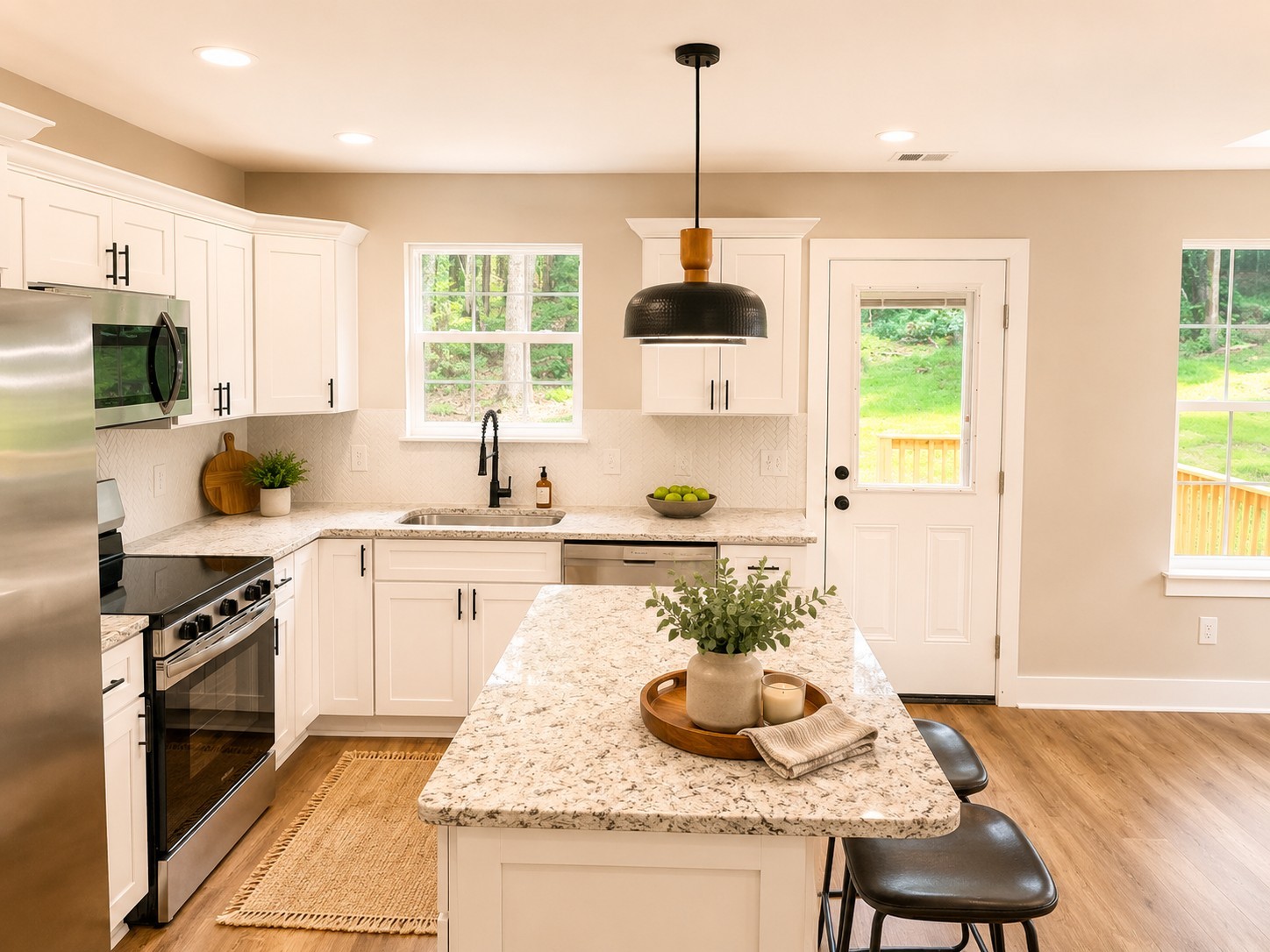 4619 Chapel Hill Road Southside, TN 37171 - Photo 5 of 29 a kitchen with stainless steel appliances granite countertop a sink stove and refrigerator
