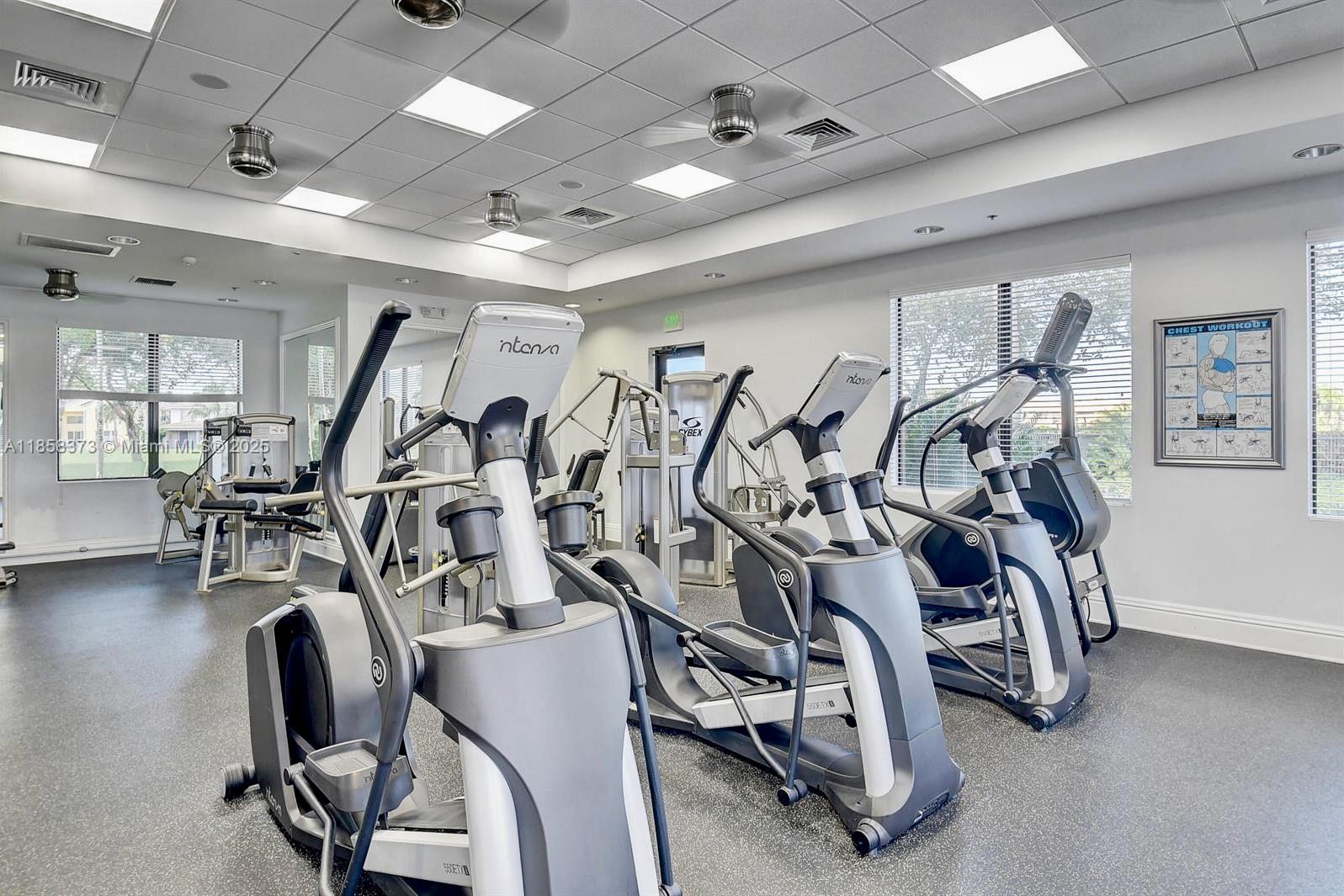 11894 Fox Hill Circle Boynton Beach, FL 33473 - Photo 35 of 35 a view of a room with gym equipment