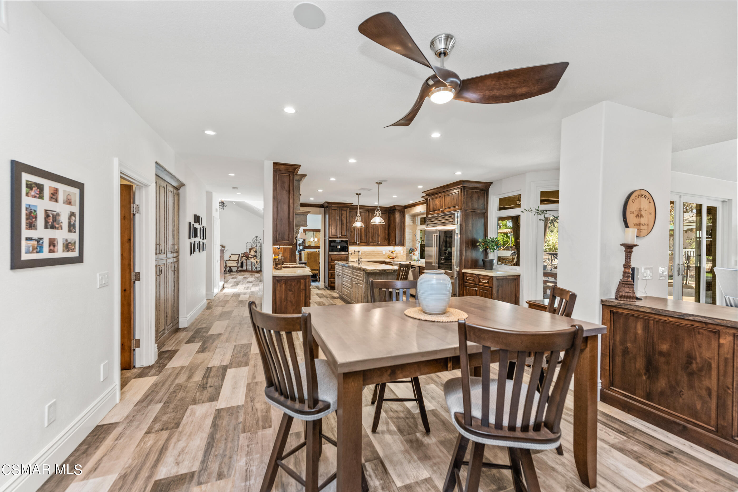 525 Aqueduct Court Simi Valley, CA 93065 - Photo 35 of 98 a view of a dining room with furniture