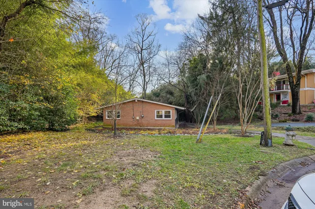 a house that has a tree in front of it