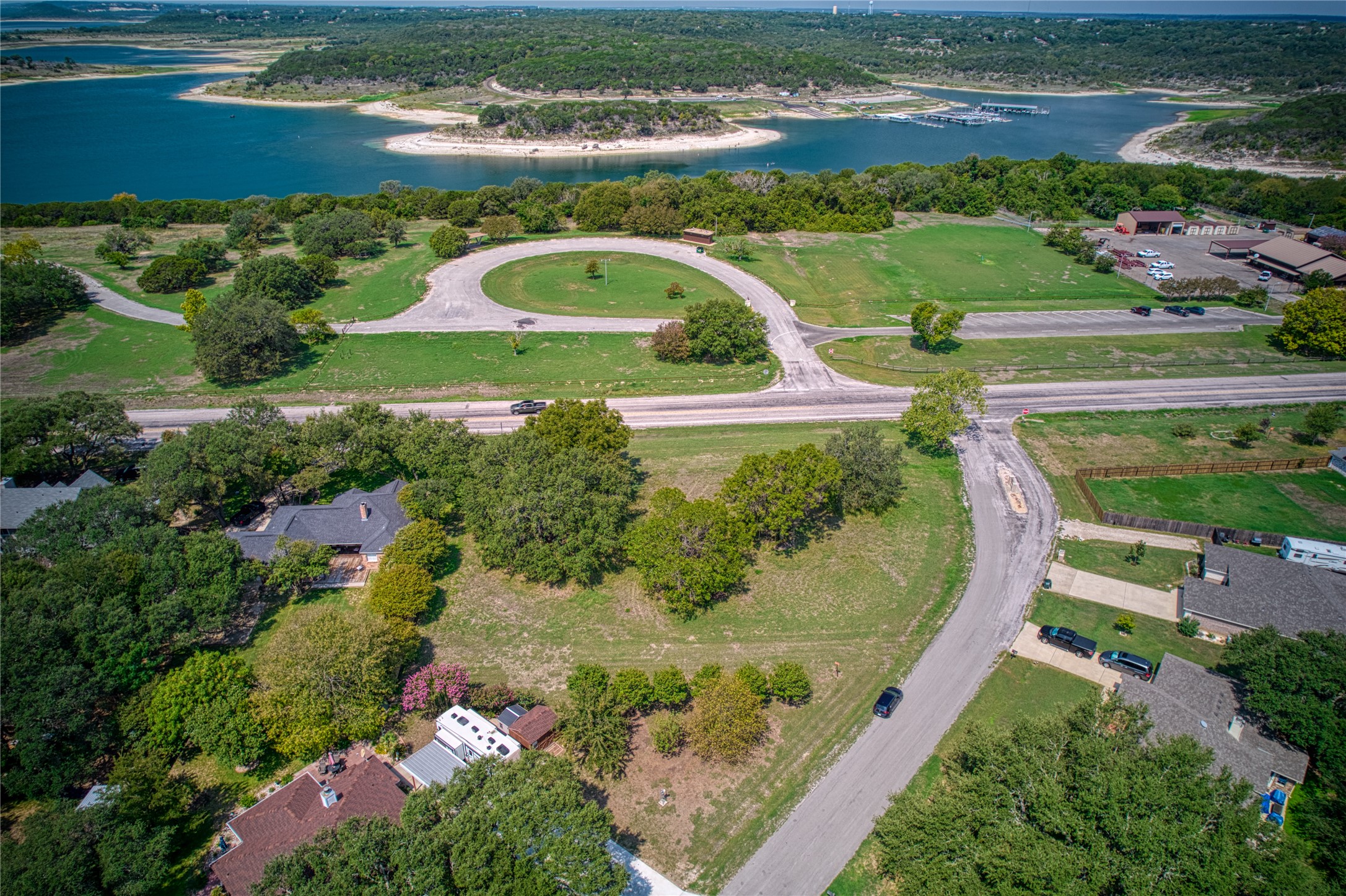 1670 Fm 1670 Whisper Trail Road Belton, TX 76513 - Photo 2 of 17 Aerial overview of property's location featuring a large body of water