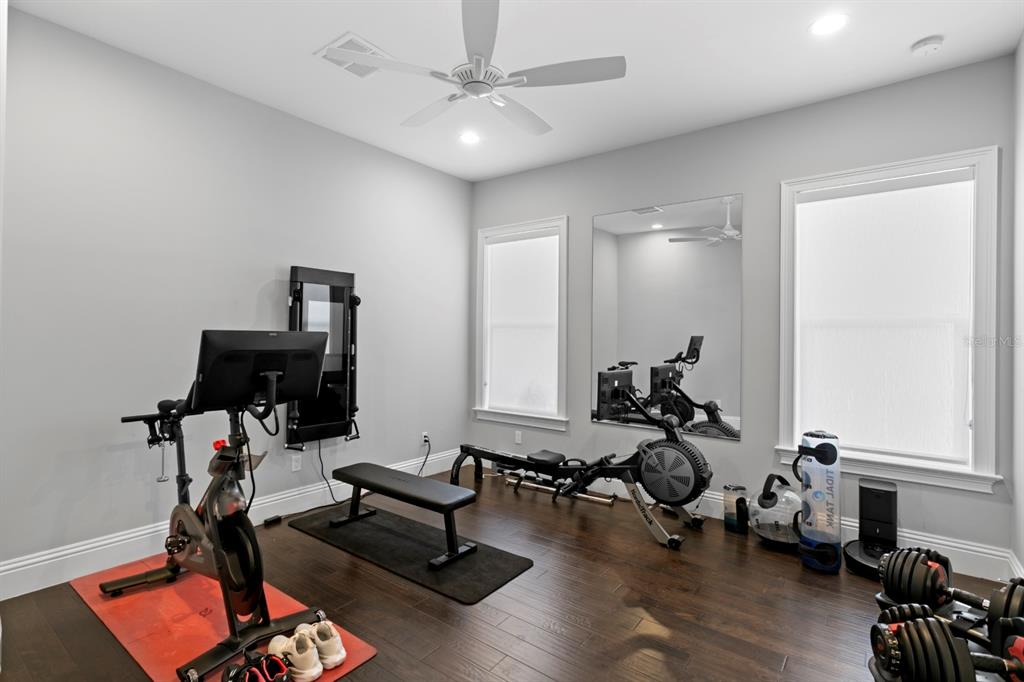 2604 South Bryant Circle Tampa, FL 33629 - Photo 40 of 49 a view of a room with gym equipment