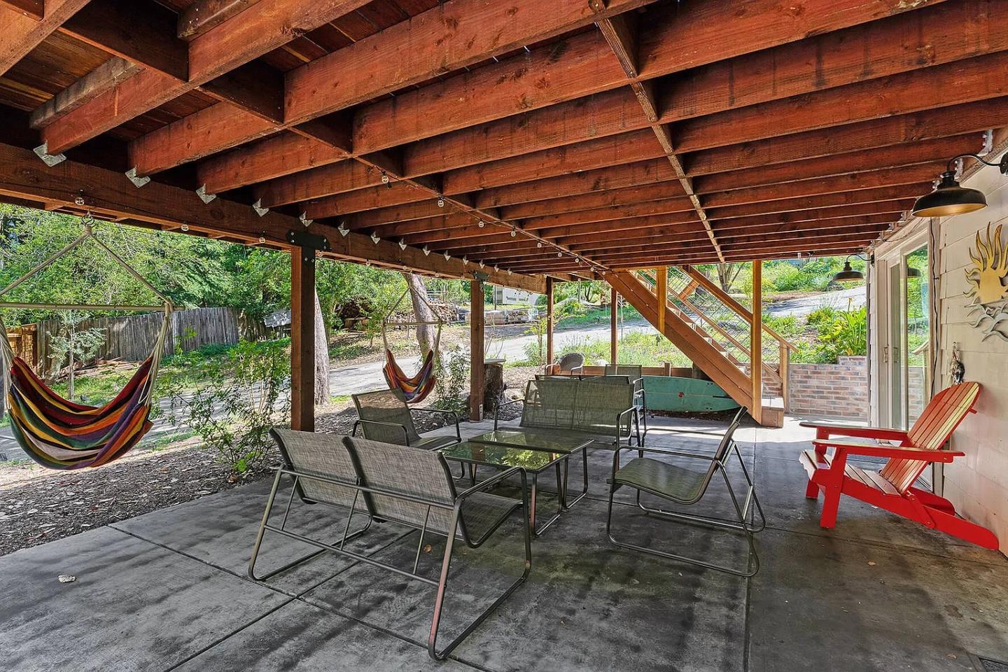 1003 Laurel Glen Road Soquel, CA 95073 - Photo 49 of 101 a view of a chairs and tables in the patio