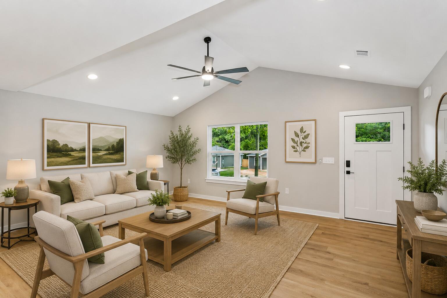 8090 3rd Street Laurel Hill, FL 32567 - Photo 4 of 34 Step inside to Vaulted Ceiling!