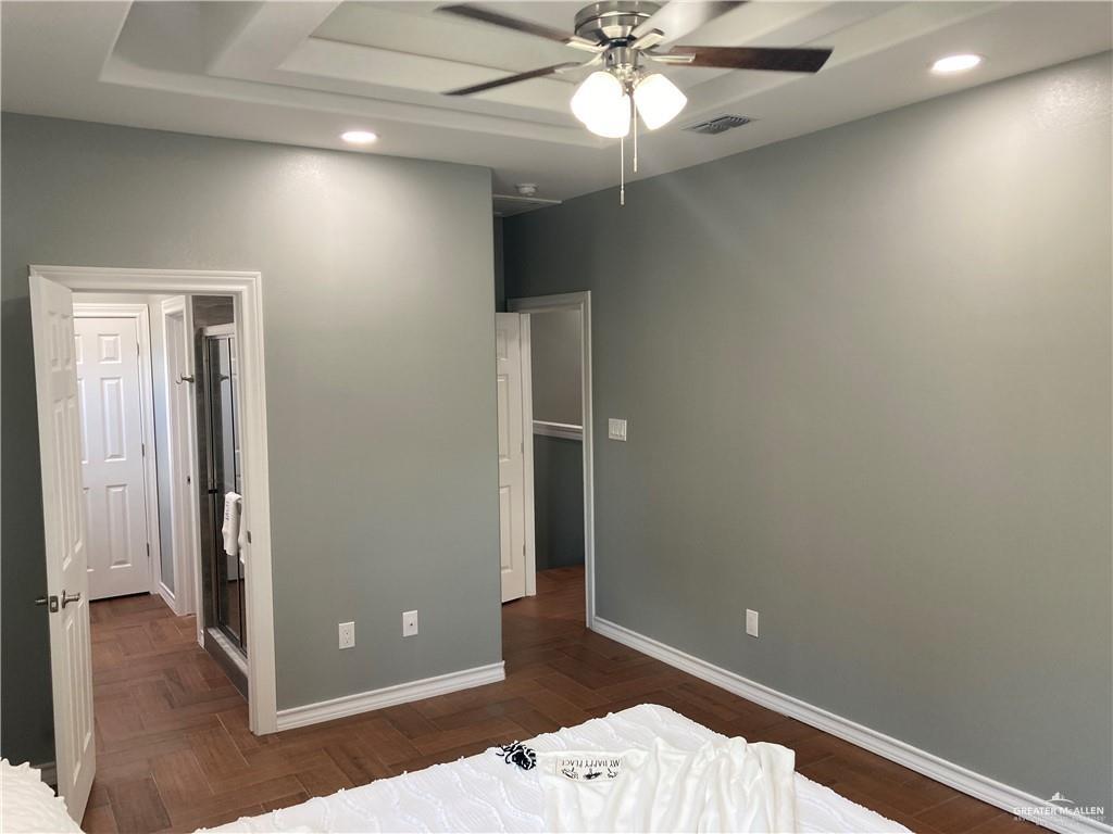 2103 South 6th Street McAllen, TX 78503 - Photo 13 of 33 Unfurnished bedroom featuring recessed lighting and ceiling fan