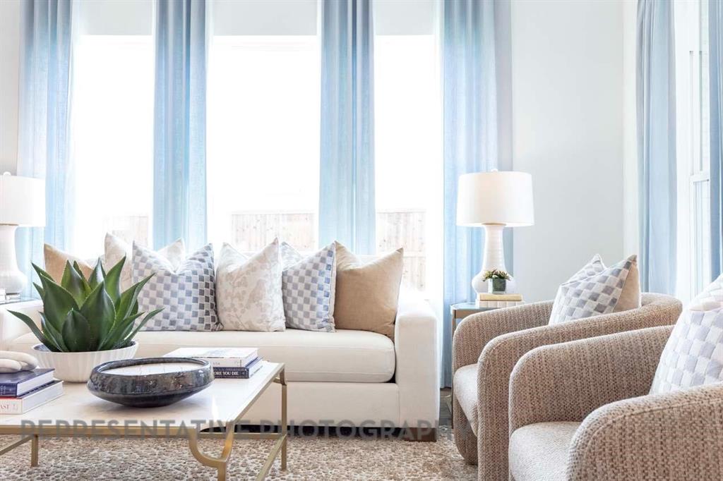 3704 Hickory Street Sherman, TX 75092 - Photo 13 of 23 a living room with furniture and a potted plant