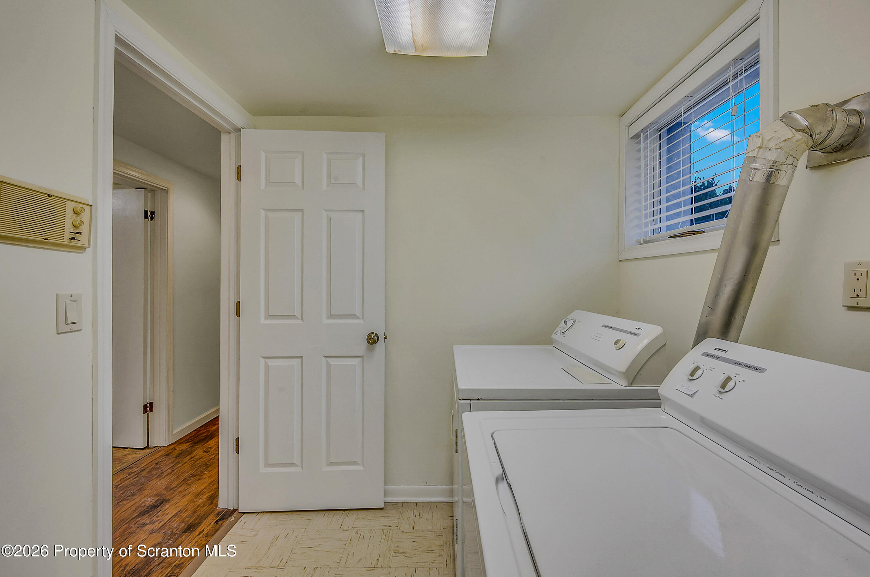 803 June Lane Moosic, PA 18507 - Photo 34 of 36 a utility room with dryer and washer