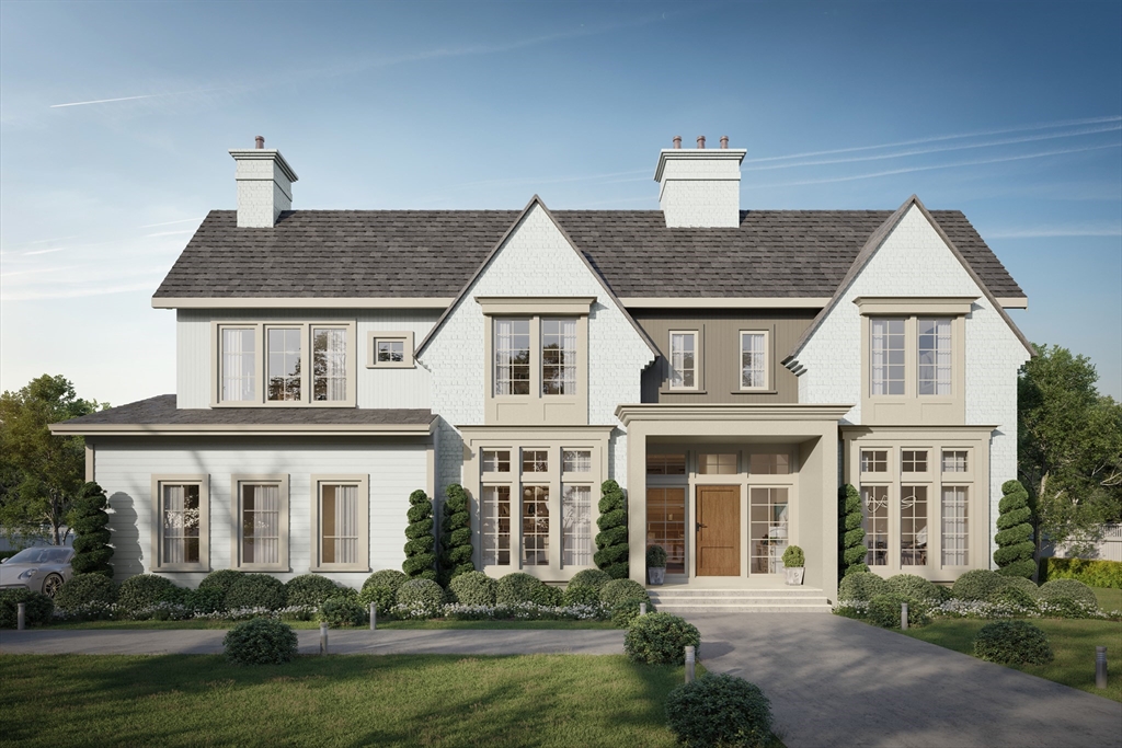 1640 Commonwealth Avenue Newton, MA 02465 - Photo 1 of 2 a front view of a house with a yard