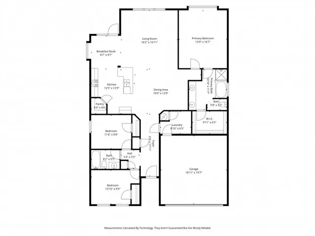 a picture of a floor plan